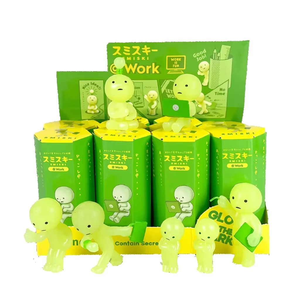 Cute Sonny Smiski Blind Box Luminous Toys Corner Jun Mystery Boxes Room and Car Collection Decoration Kid Mystery Gift