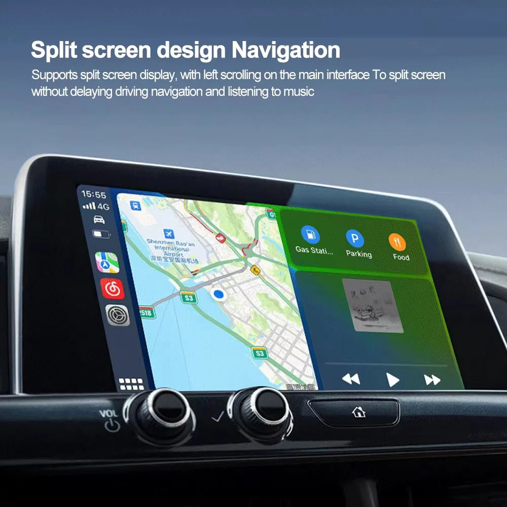 Carplay Wireless Adapter for  iOS Android -Plug and play