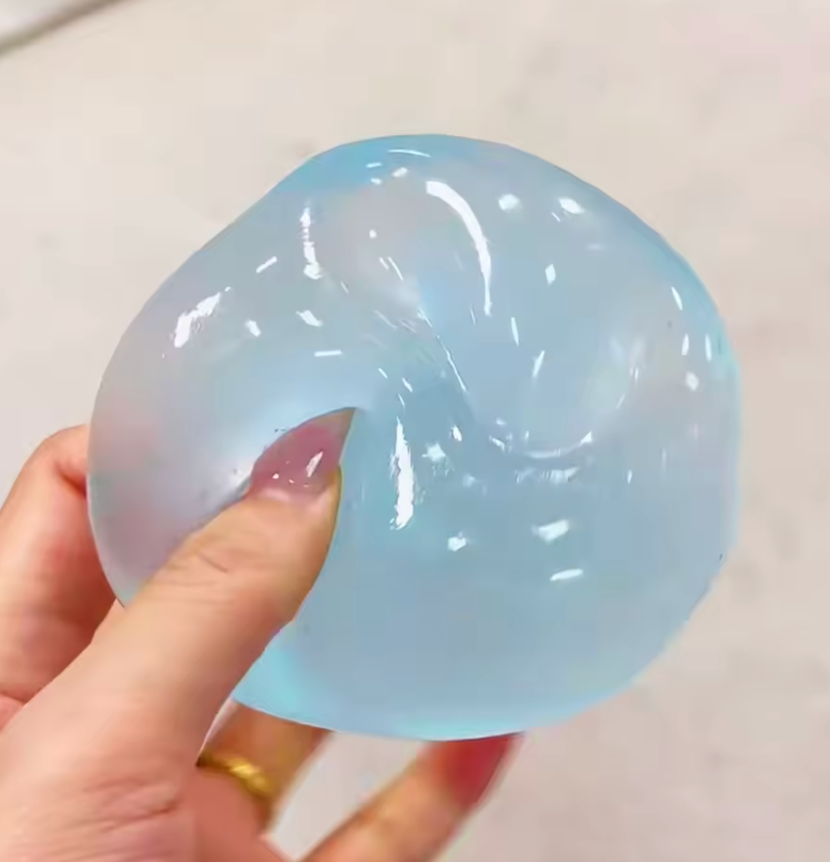 Coconut Oil Squishy Stress Ball for Adults Kids Fidget Toy Sensory Squeeze Toy