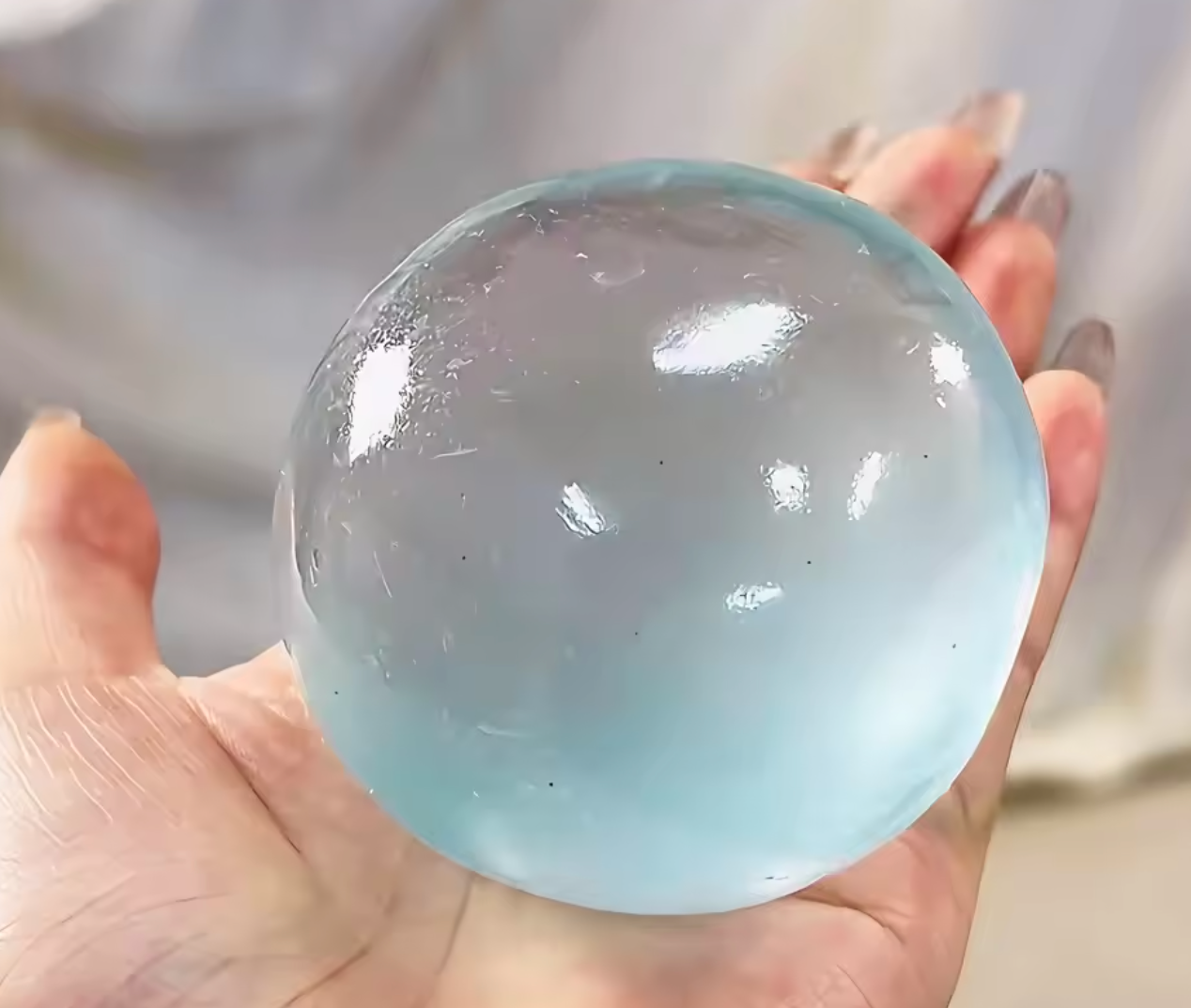 Coconut Oil Squishy Stress Ball for Adults Kids Fidget Toy Sensory Squeeze Toy