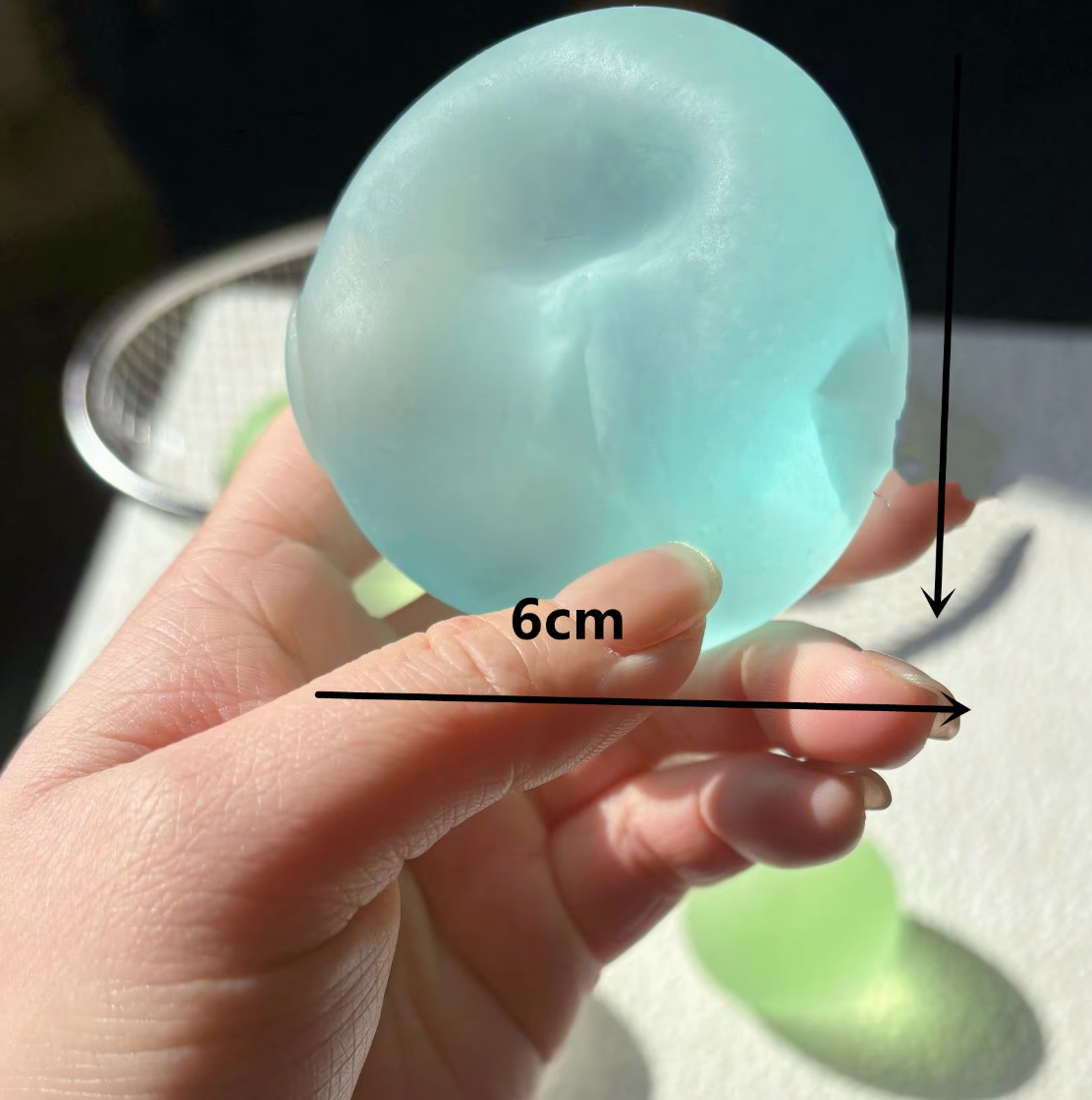Coconut Oil Squishy Stress Ball for Adults Kids Fidget Toy Sensory Squeeze Toy