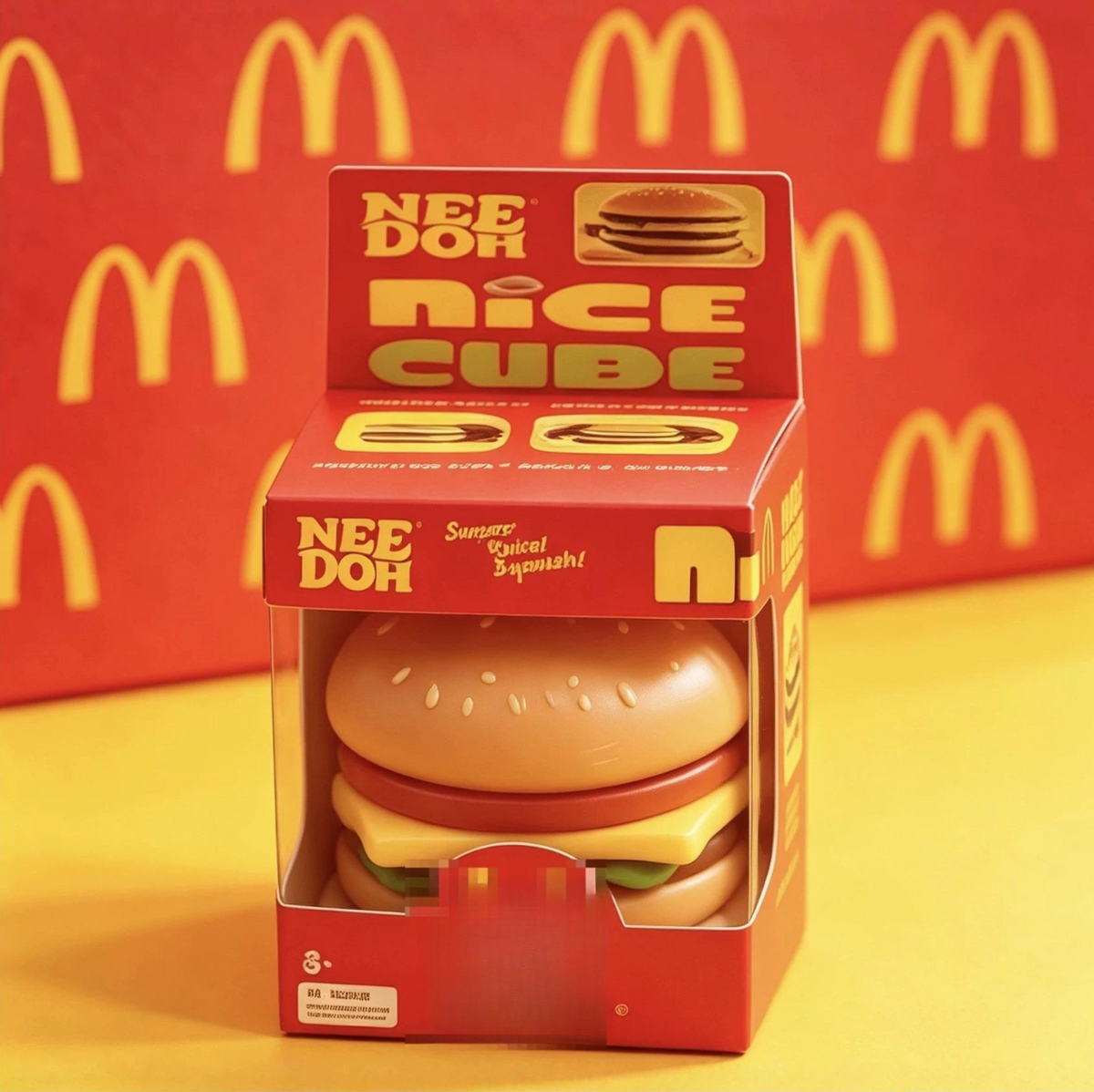 MC Burger Layerable Super Soft Decompression Squeeze Toy squishy