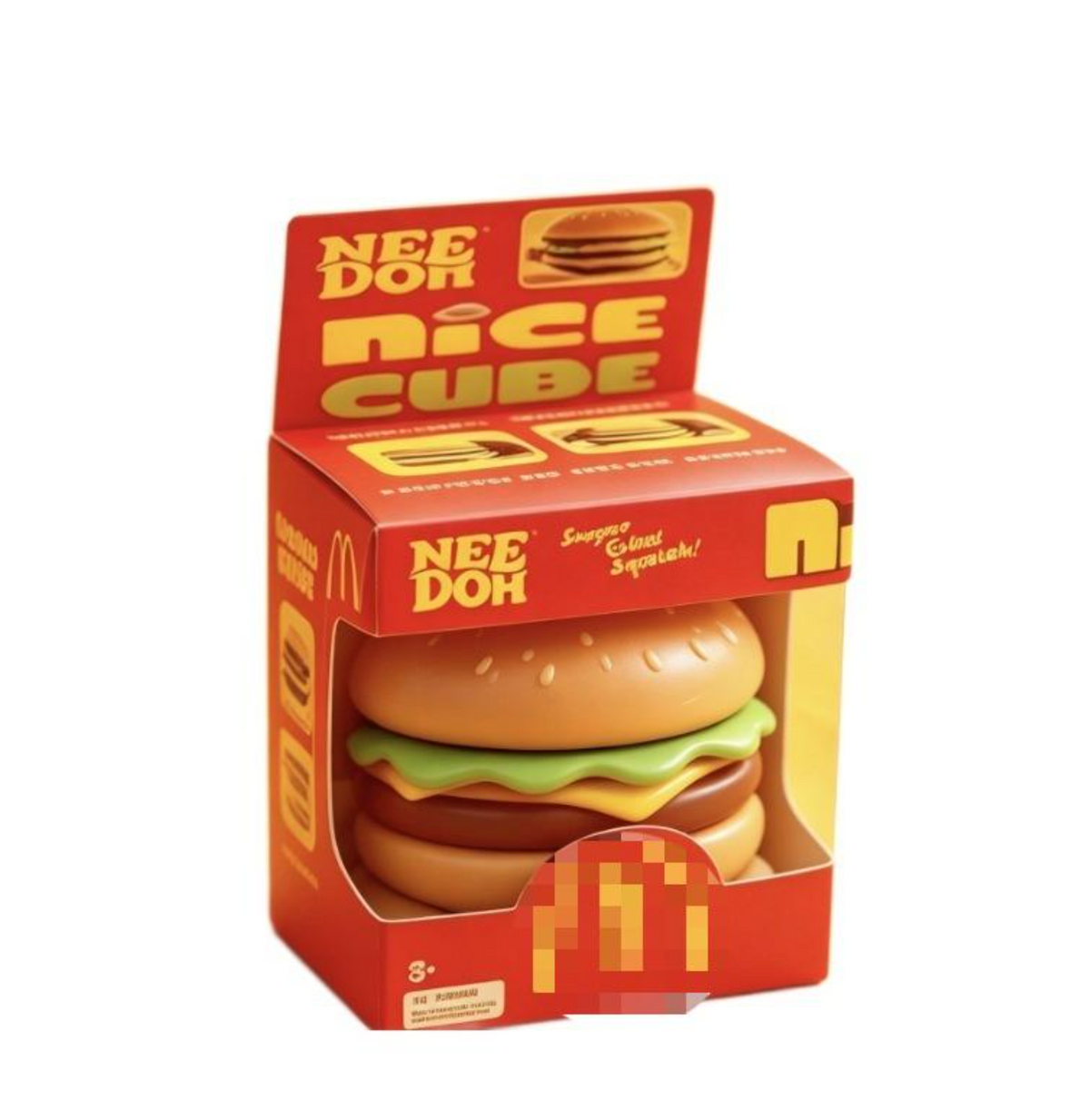 MC Burger Layerable Super Soft Decompression Squeeze Toy squishy