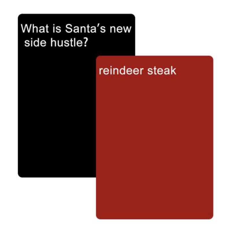Cards Against Christmas Board Game with 250+ Question Cards Kids Adults Friends