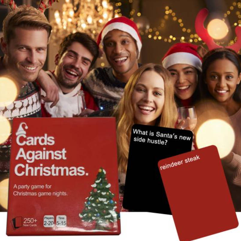 Cards Against Christmas Board Game with 250+ Question Cards Kids Adults Friends