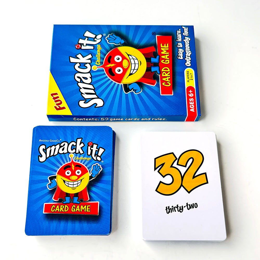 Smack It Card Game For Kids,Casual Party Game Cards,2 to 7 Player