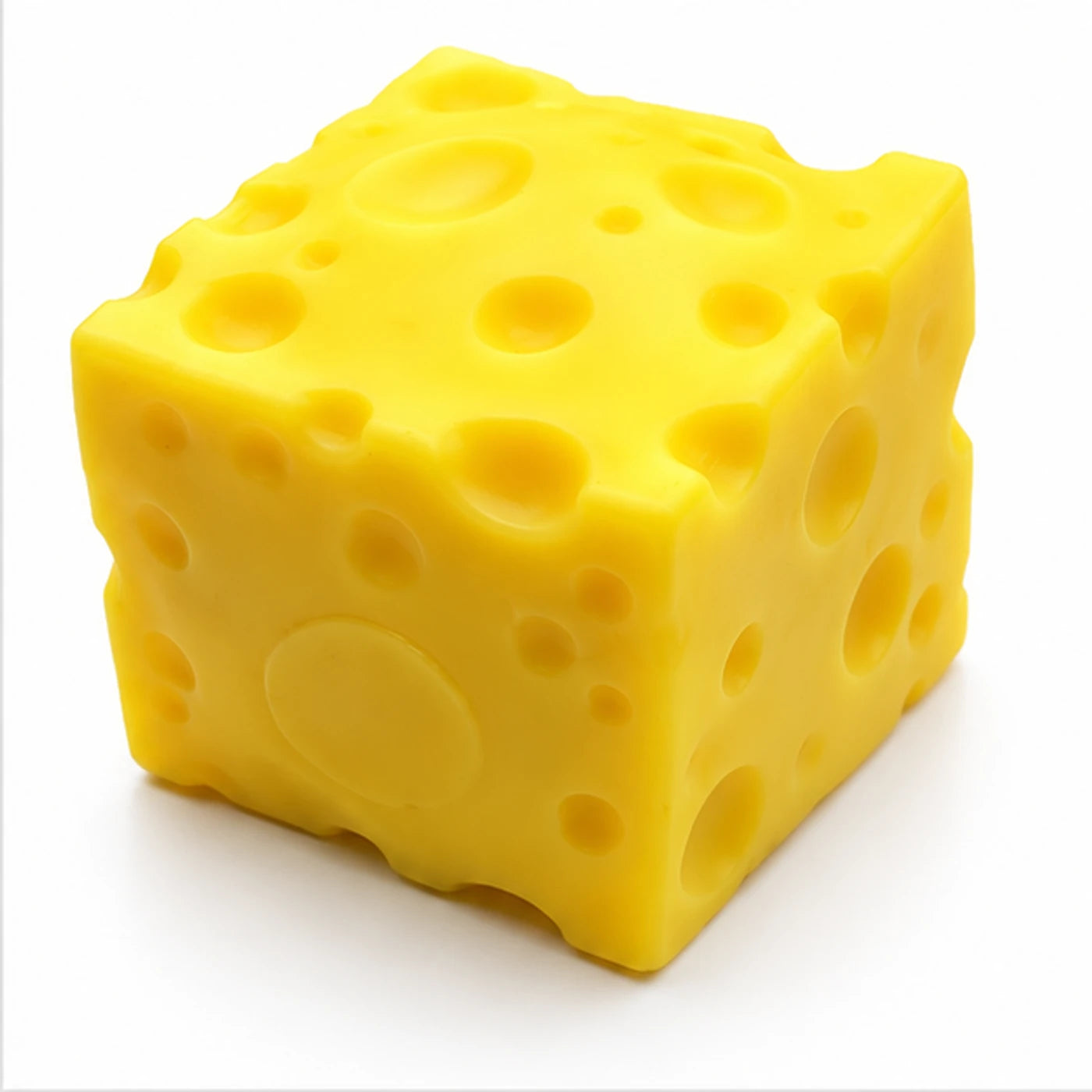 Crunchy Cheese Cube Squishy Sensory Toy image 2