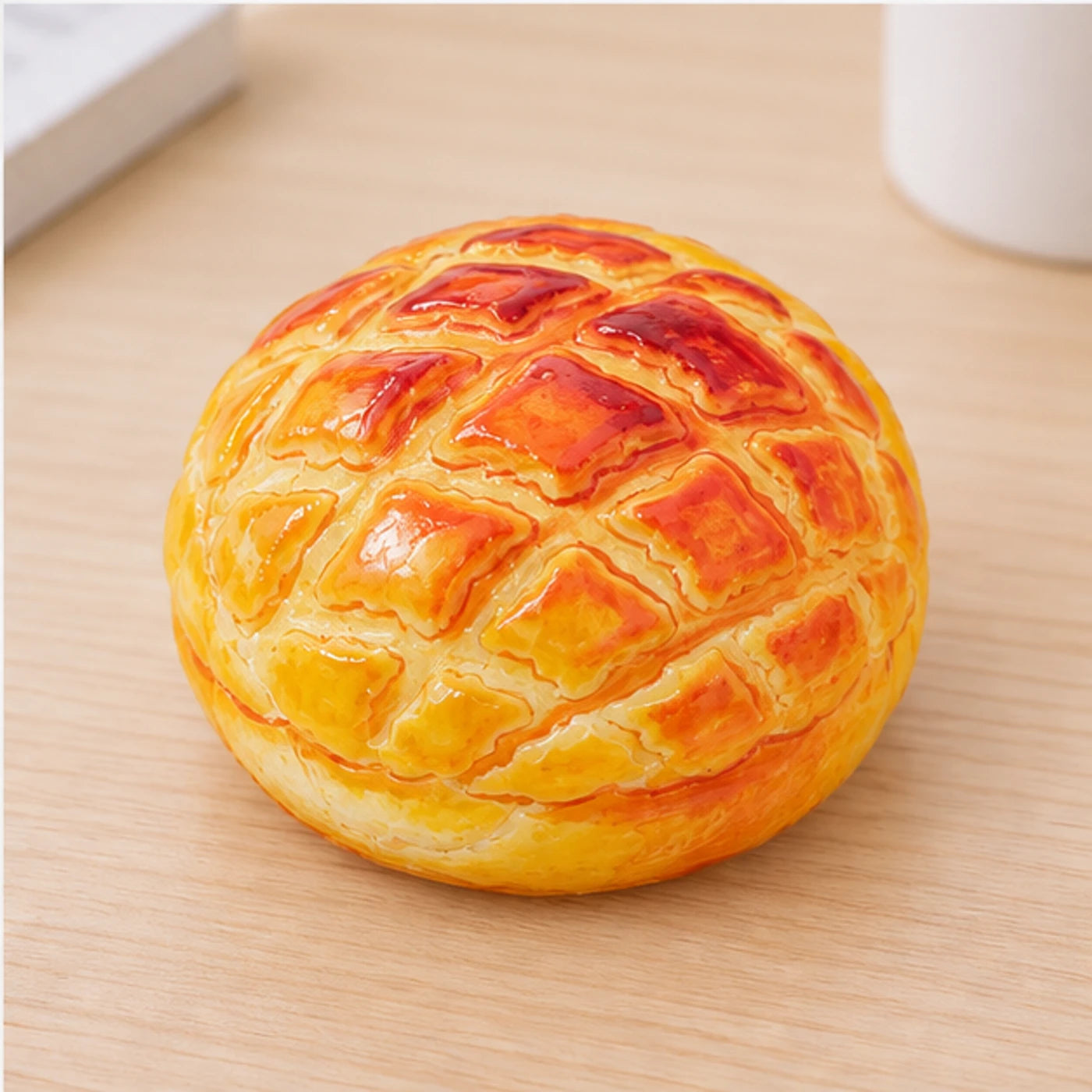 Crunchy Pineapple Bun Squishy Sensory Toy image 4