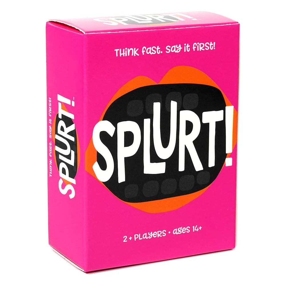 Gamewright Splurt Quick Witty Social Portable Party Card Game Think Fast Say it First