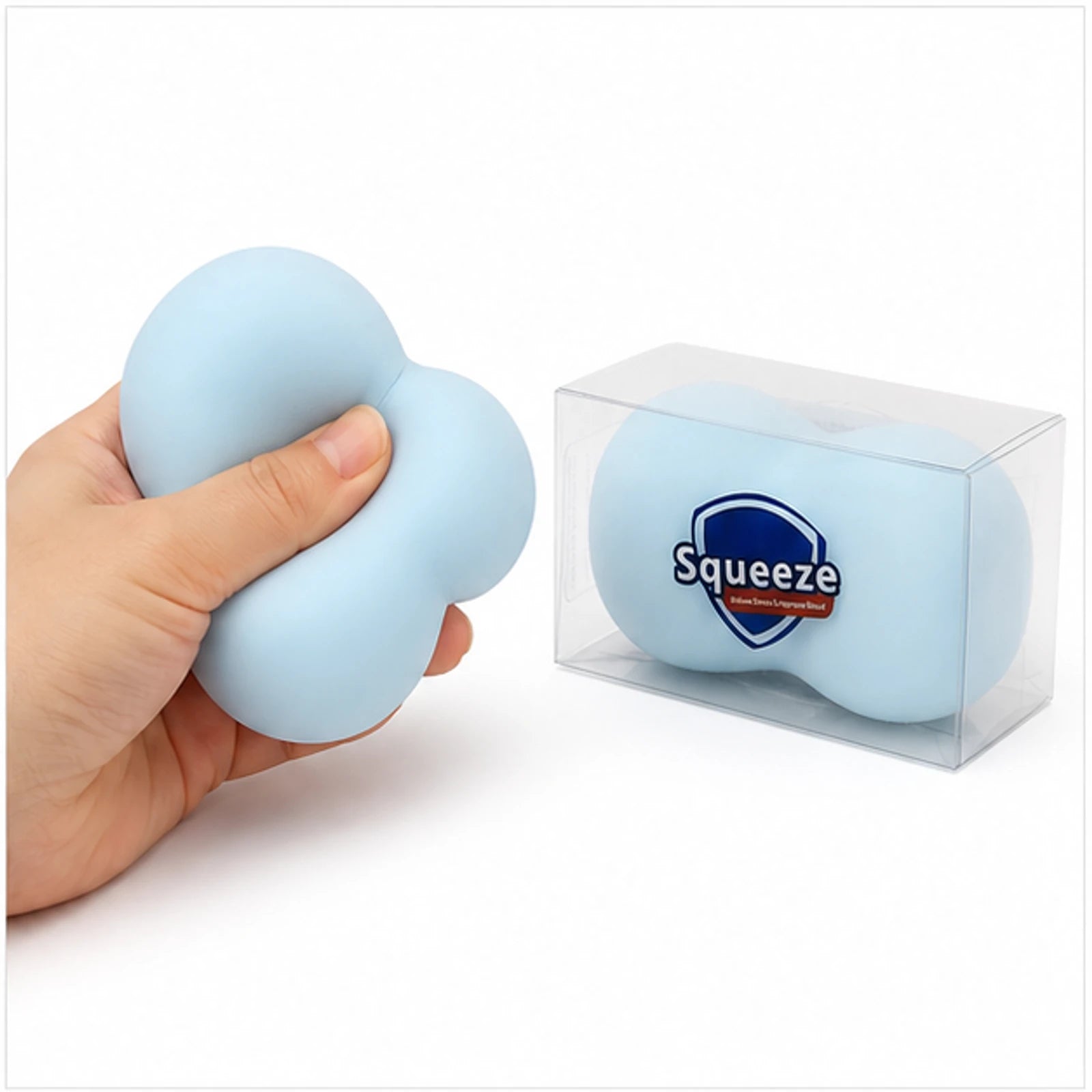 Double-lobe soft gel squeeze toy image 4