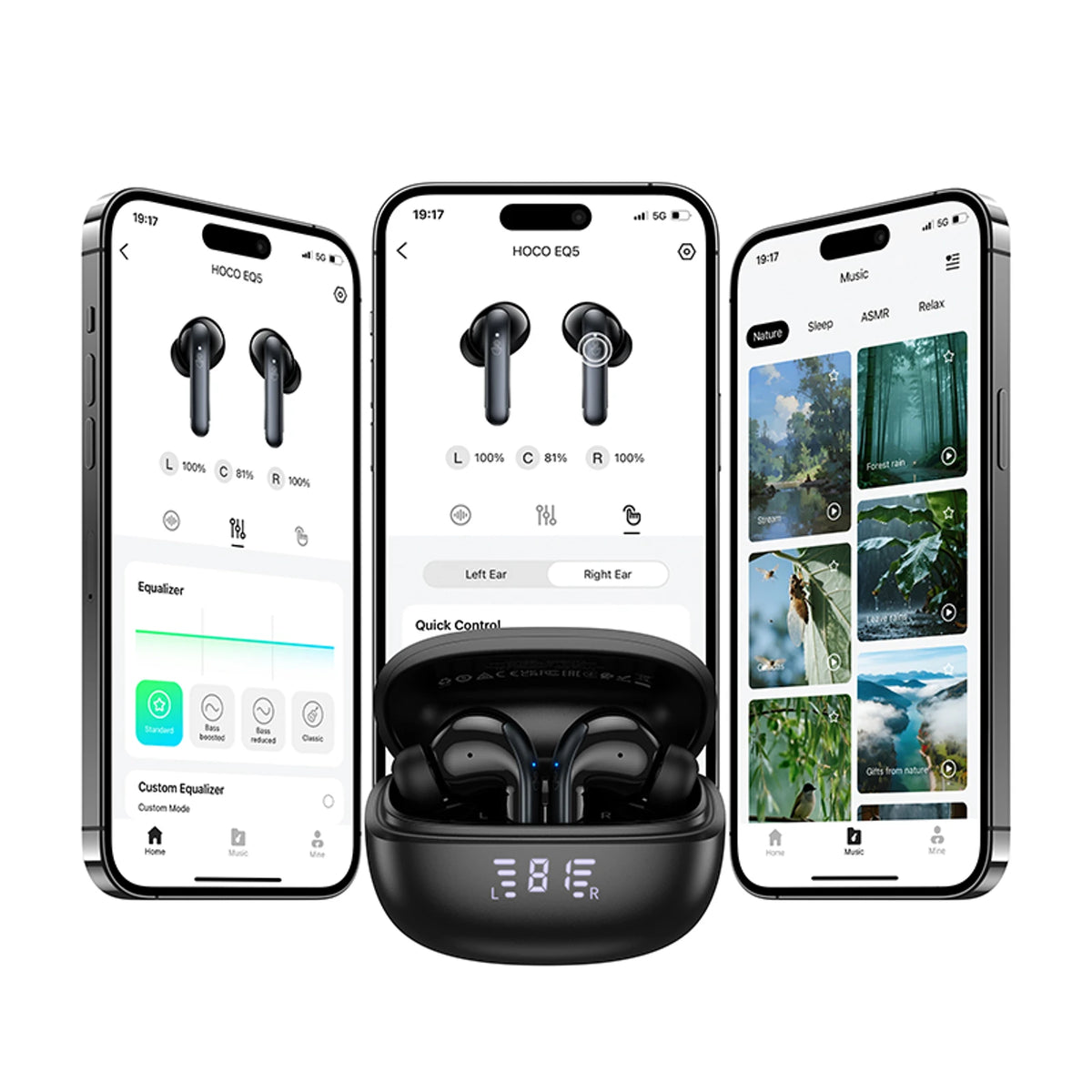 Hoco EQ5 Energy ANC+ENC True Wireless Headset - Value Offer image 3