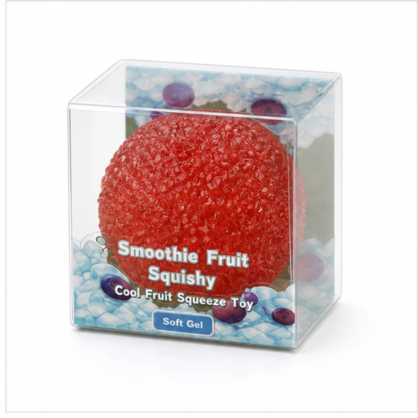 Smoothie Fruit Squishy soft gel ball single pack image 2