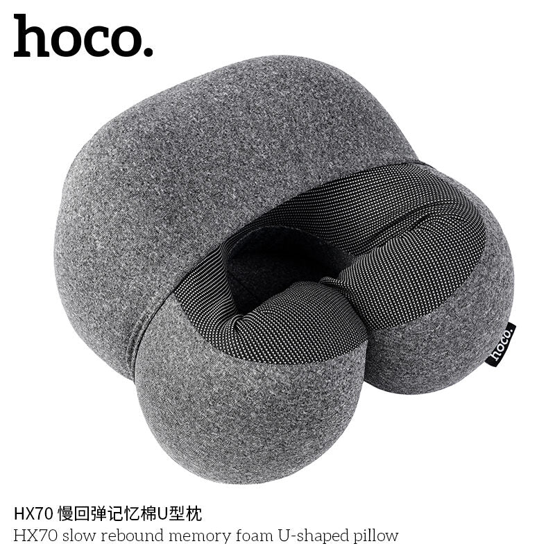 Hoco HX70 Slow Rebound Memory Foam U-Shaped Pillow best for holiday