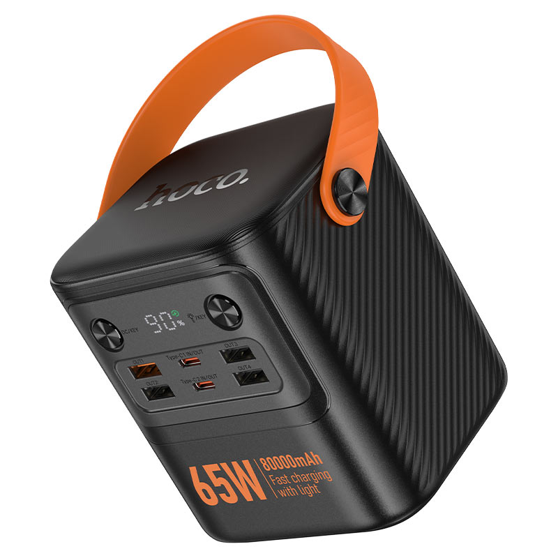 Hoco Power bank  PD65W 80000mAh for laptop phone table
