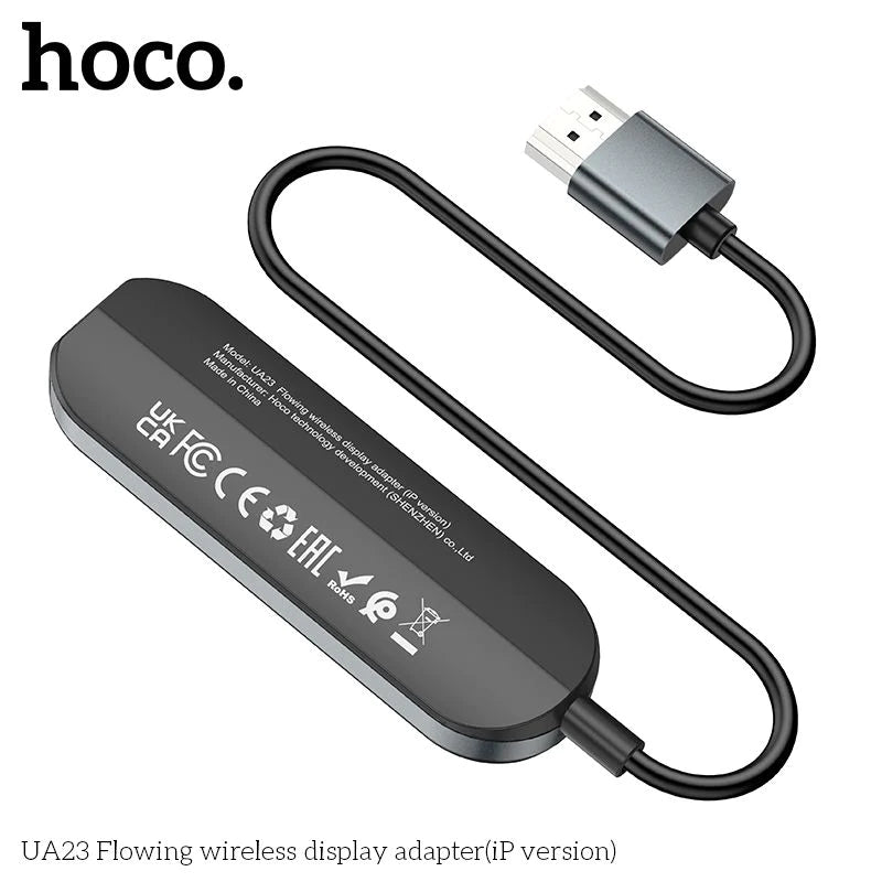 Hoco iPhone iPad Wireless 4K Display Adapter UA23 Gaming movie