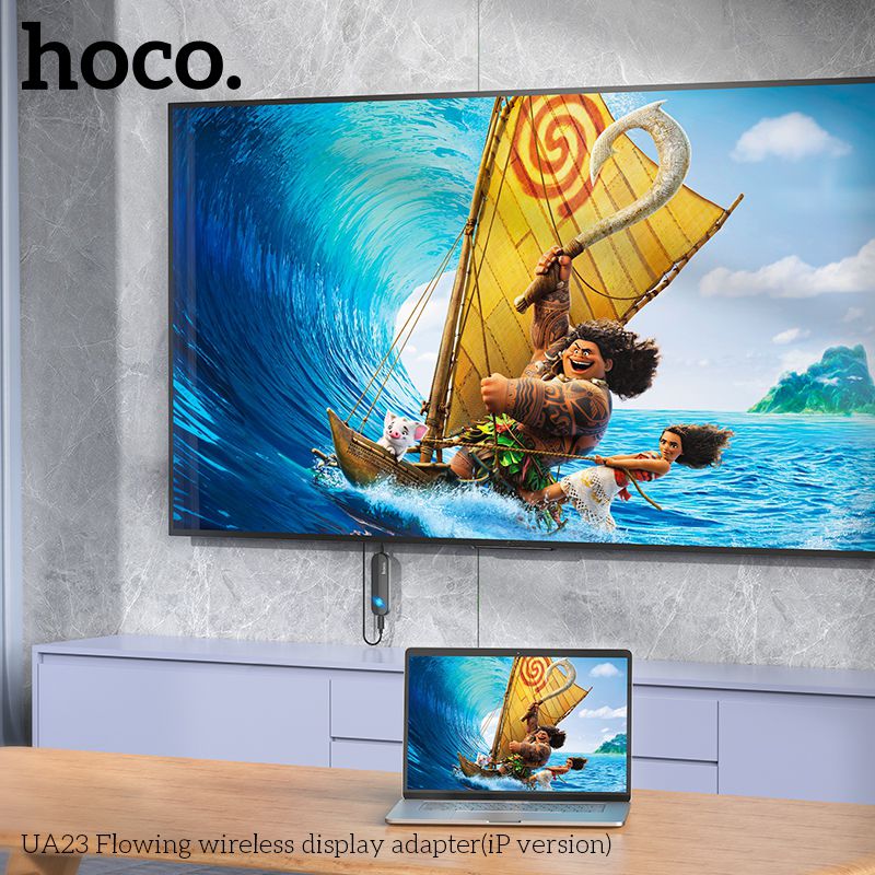 Hoco iPhone iPad Wireless 4K Display Adapter UA23 Gaming movie