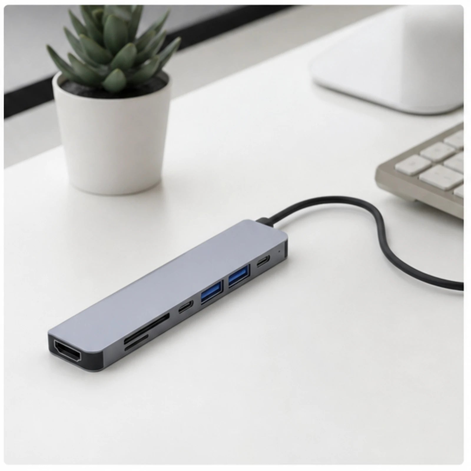 7-in-1 USB-C Hub with HDMI, PD, USB, SD & TF product image 4