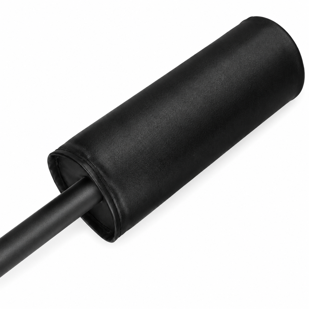 Close-up of the pad seam and rod on one basketball blocking stick