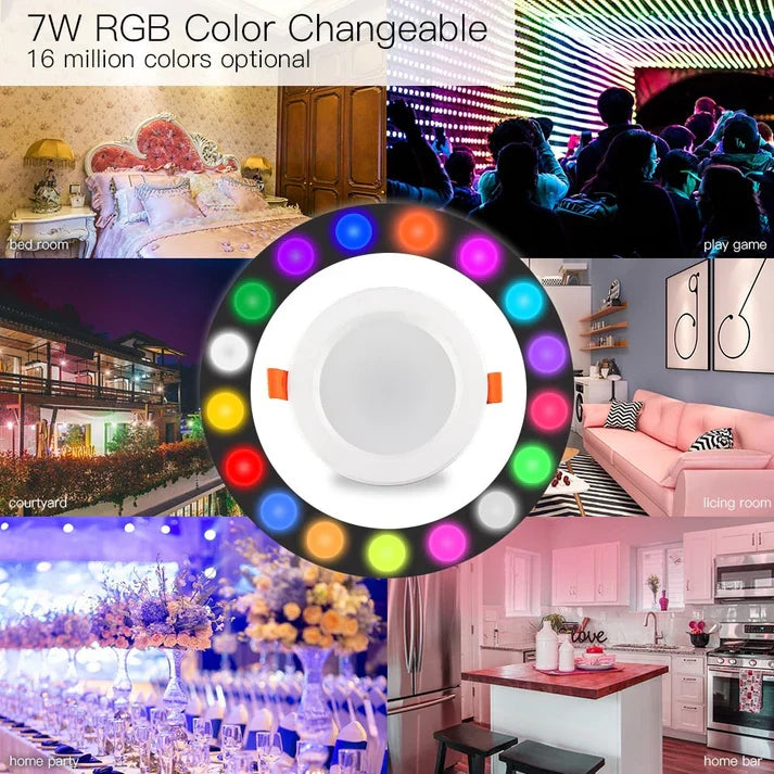 Tuya WiFi Smart LED Downlight Dimming Round Spot Light 