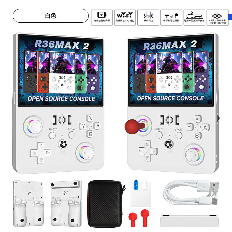 R36MAX 2 white console and detachable controls