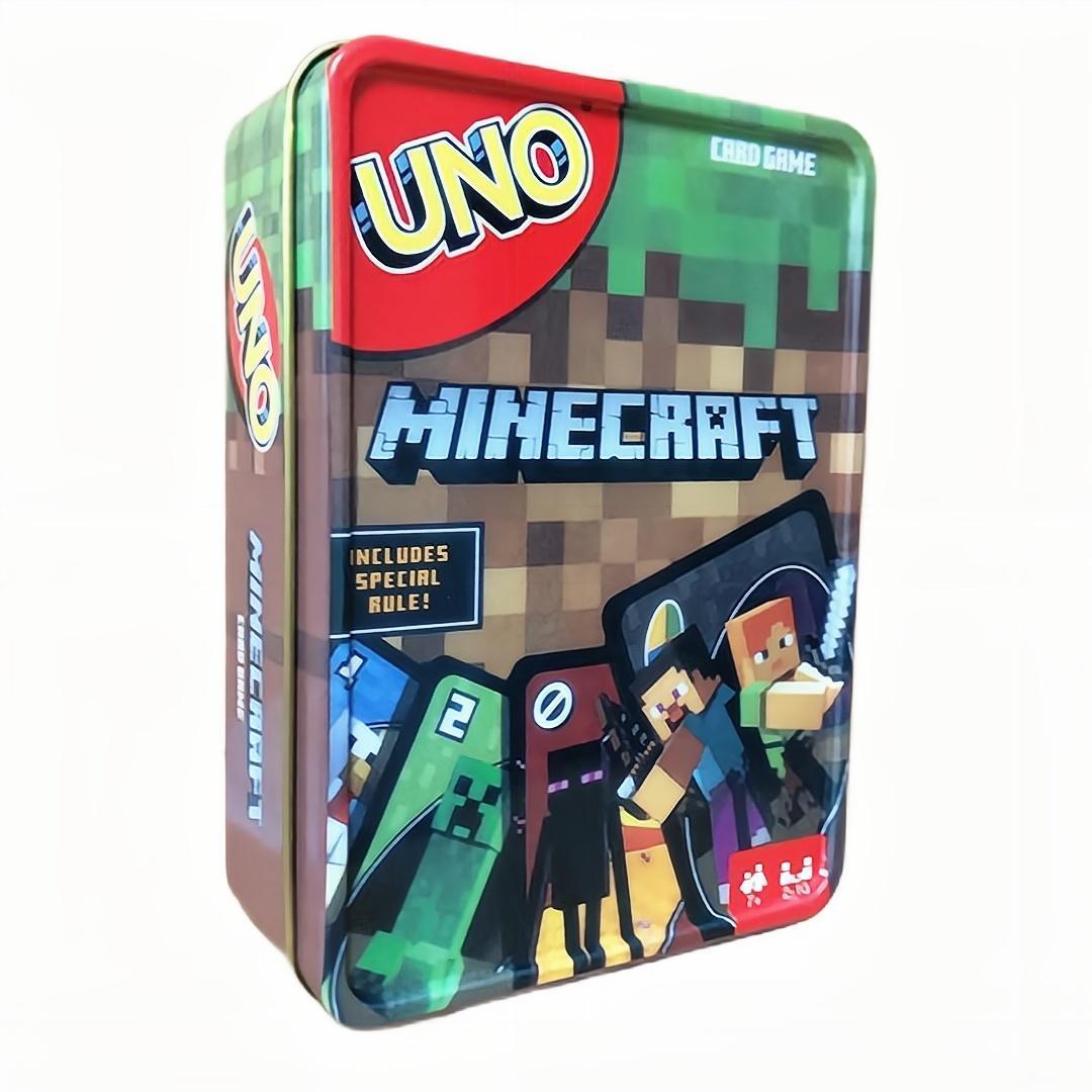 UNO Minecraft Tin Box Cards