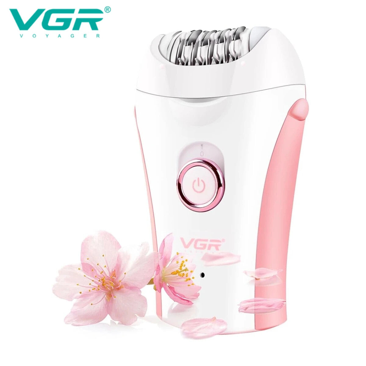Electric Epilator for Legs, Body, Armpits, with 2 Speeds and Adjustment