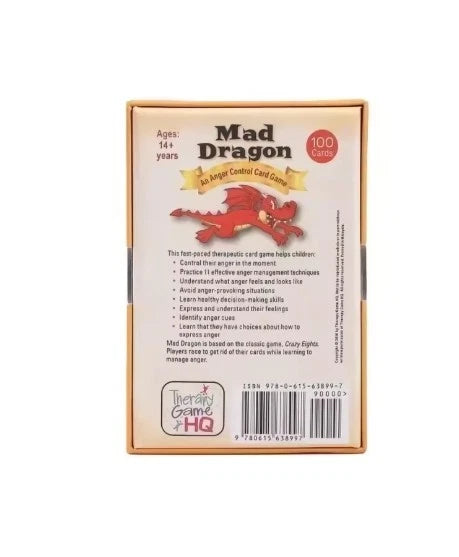 Mad Dragon: An Anger Control Card Game Board Games 14years +