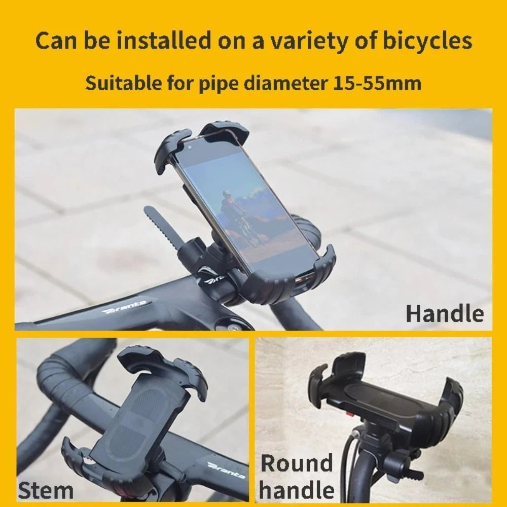 Mobile Phone Holder Bracket Mount For Motorcycle Bicycle and scooter - TEQ image 2