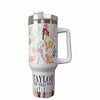 40 Oz Taylor Swift Water Bottle Vacuum Flask Insulated Cup Travel Stainless Steel