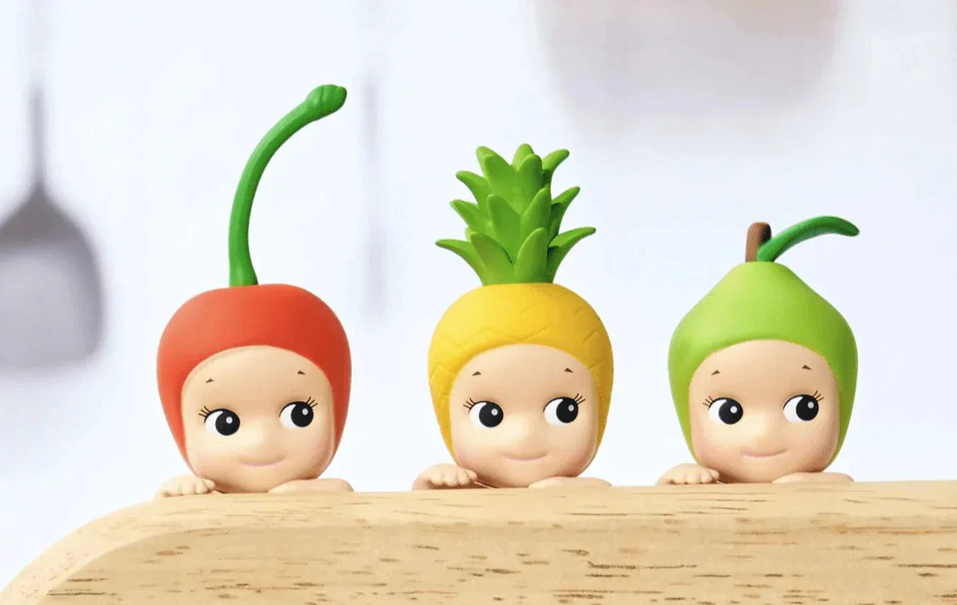 s Angel Harvest Series Blind Box Fruit And Vegetable Figure Kawaii Hippers Anime Figures