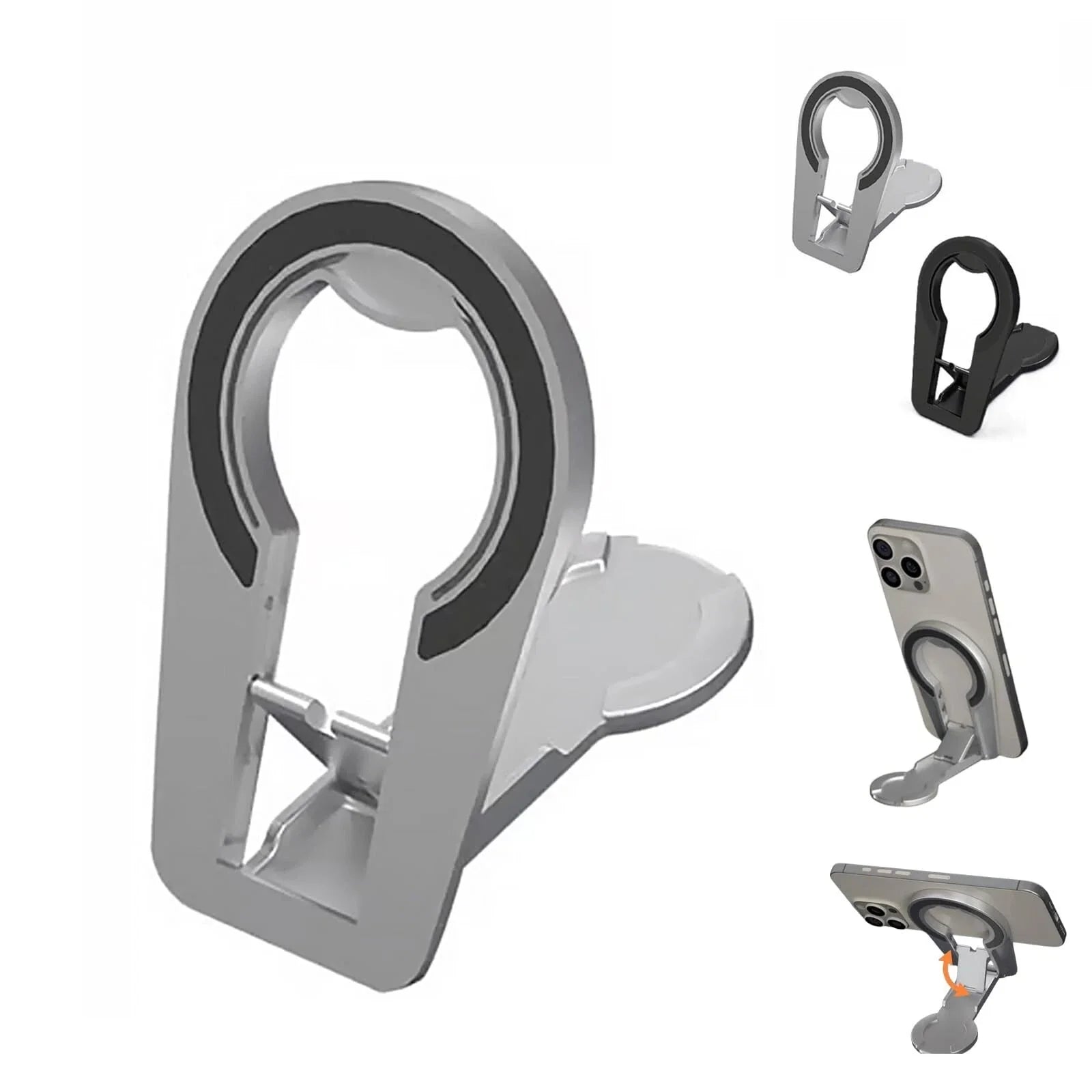 Adjustable Holder Magnetic Phone Stand For And phones,Compatible With Car Mount