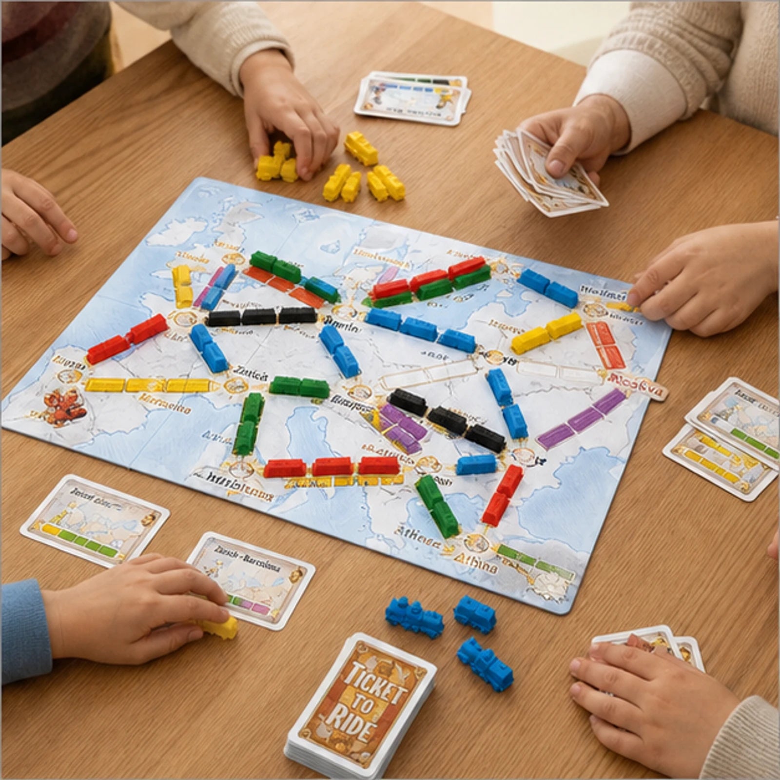 Ticket to Ride: First Journey Europe Board Game image 4