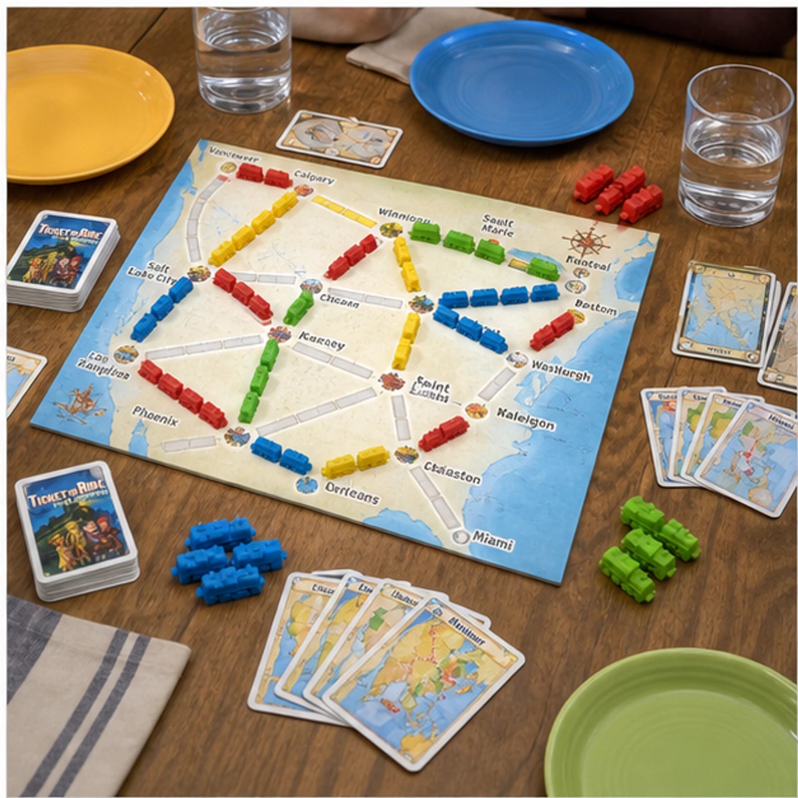 Ticket to Ride: First Journey USA Board Game image 4