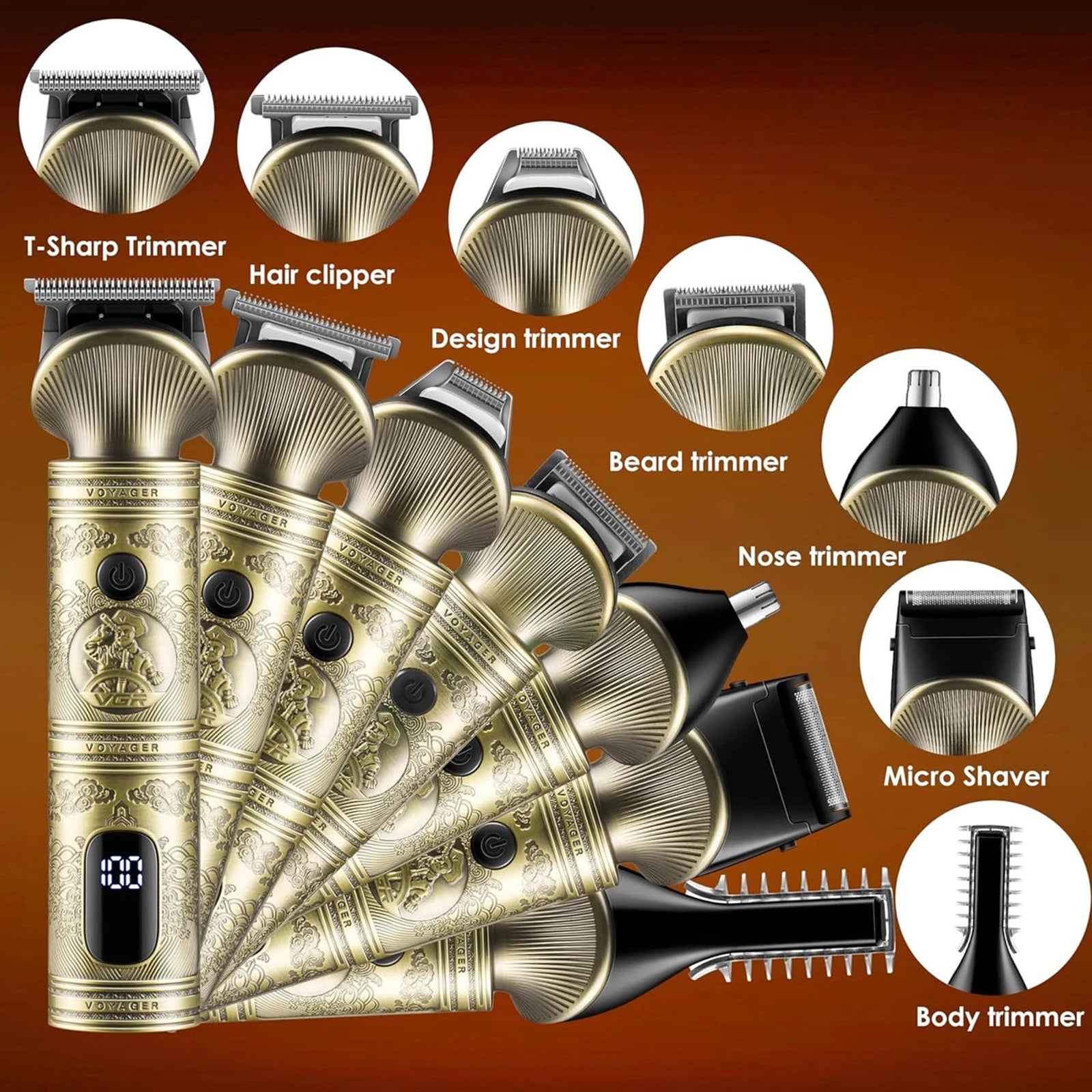 VGR Voyager V-106 trimmer detail