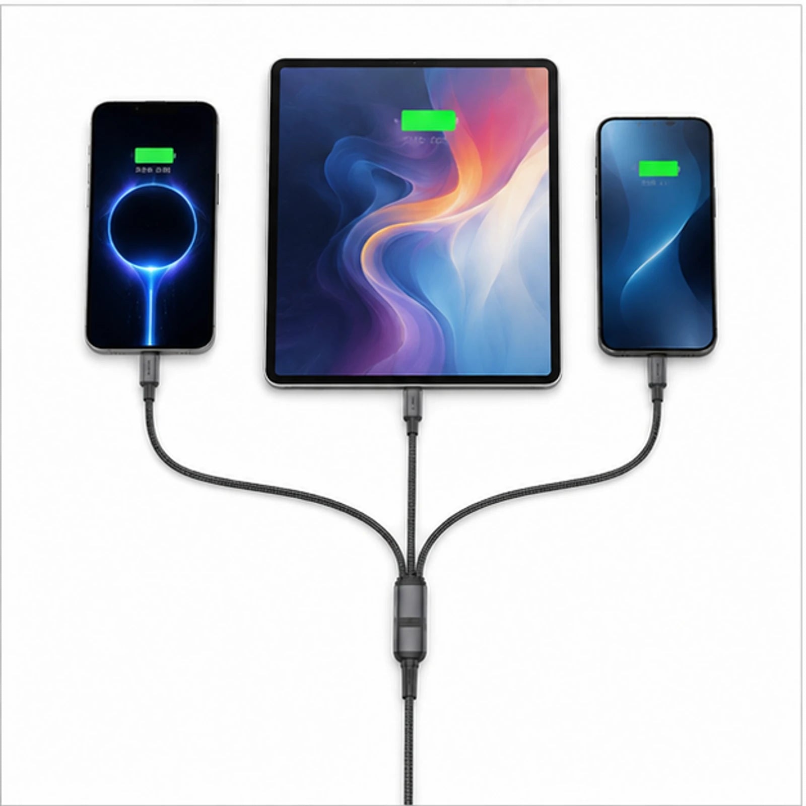 Foneng XS10 Type-C 3-in-1 Fast Data Cable 60W - 1.2m image 3