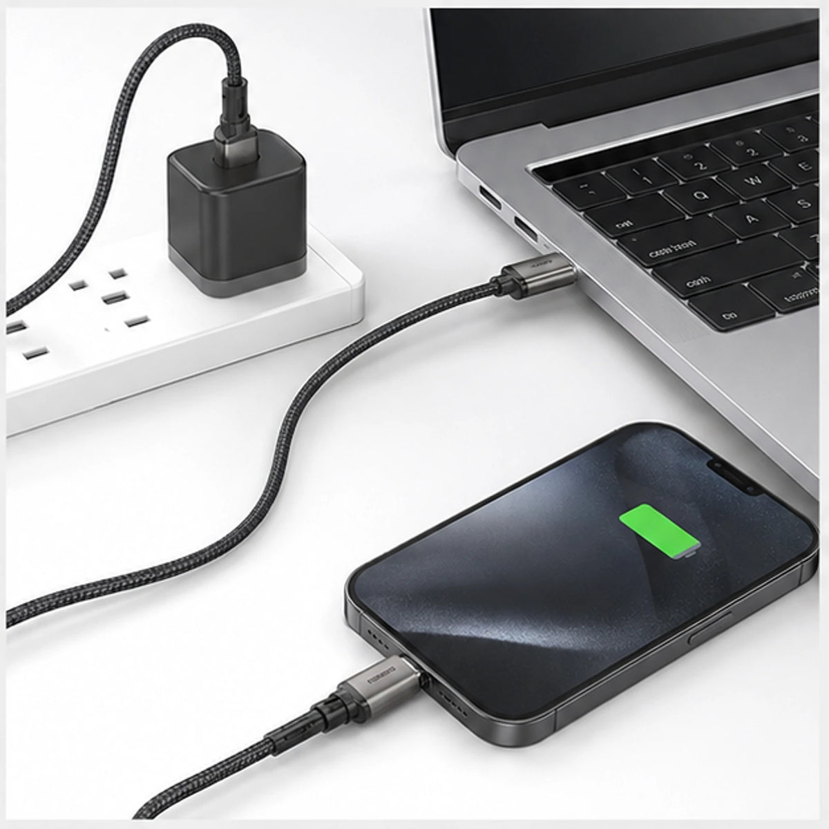 Foneng XS15 4-in-1 Magnetic Data Cable 60W - 1.2m image 4