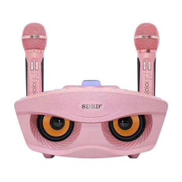 SDRD Owl Wireless Bluetooth Speaker With 2 Microphones Home Karaoke sd-306