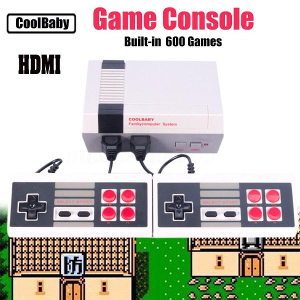 Coolbaby NES SFC Mini Classic Game Console TV HDMI Built-in 600 Classics Games Nintendo