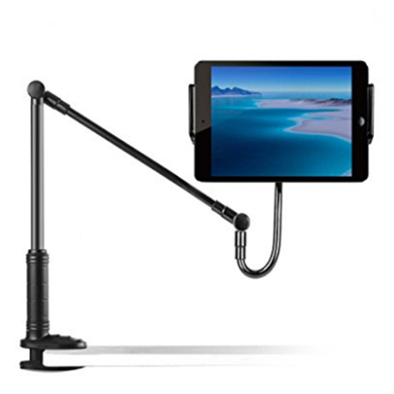 iTEQ Heavy duty Metal Bed & table holder for iphone  ipad  up to 12.9 inch With Soft Tube