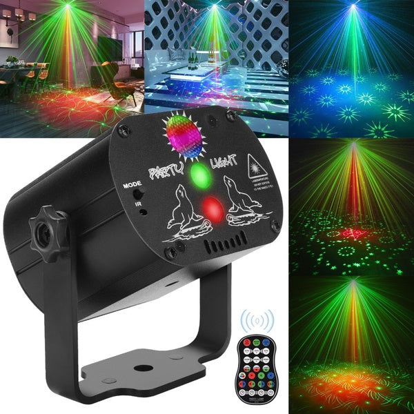TEQ Projector RGB DJ Disco Light Stage Party Laser Lighting With remote control