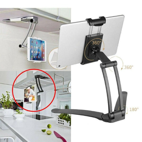 iTEQ Kitchen ipad holder Fold Wall Mount Tablets Phone Stand Bracket Holder