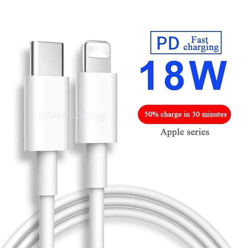 For Apple iphone 12  18w  cable USB-C to Lightning Cable (2 m)