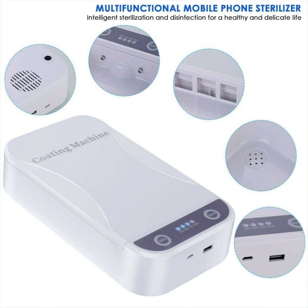 UV Ultraviolet Light Cleaner Storage Box Tool For Cell Phone Jewelry Cleaning