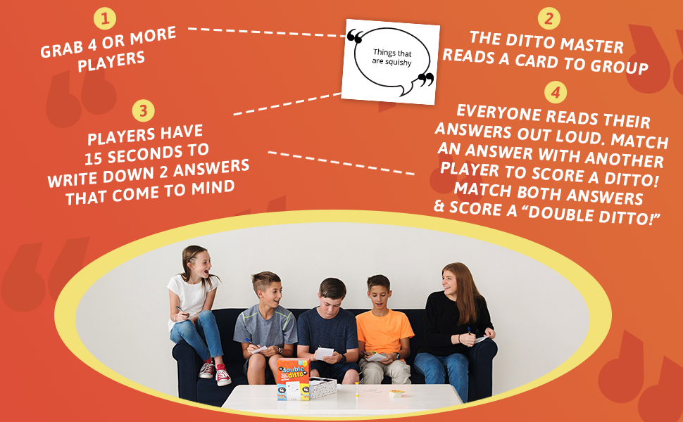 Inspiration Play Double Ditto Family Party Board Game