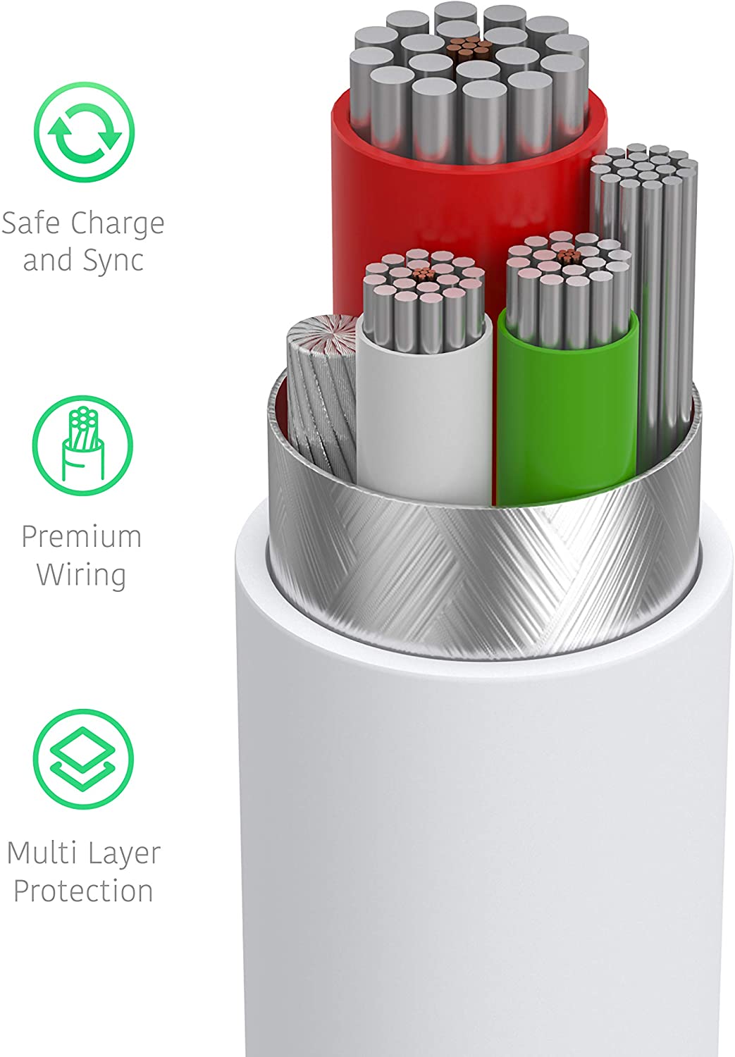 For Apple iphone 12  18w  cable USB-C to Lightning Cable (2 m)