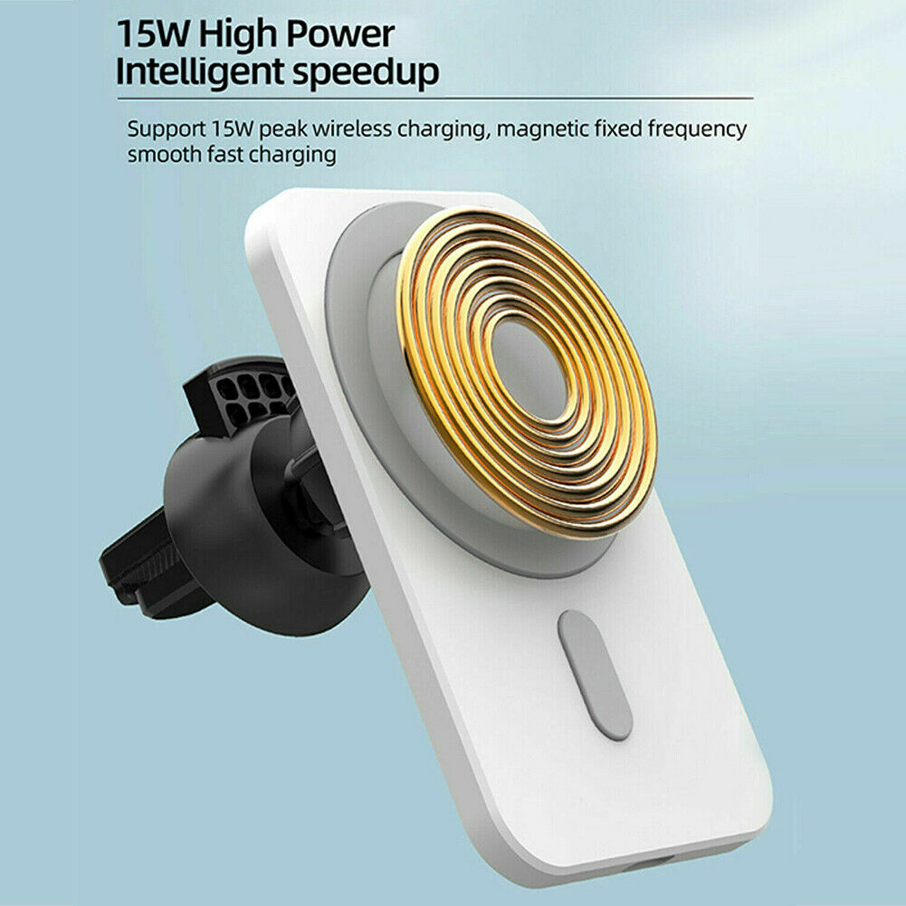 Mag safe Car Mount Wireless charger with for iPhone 12/12 Pro/12 Pro Max/12 mini