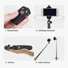 Yunteng 2 in 1 Portable Foldable Phone Selfie Stick Tripod