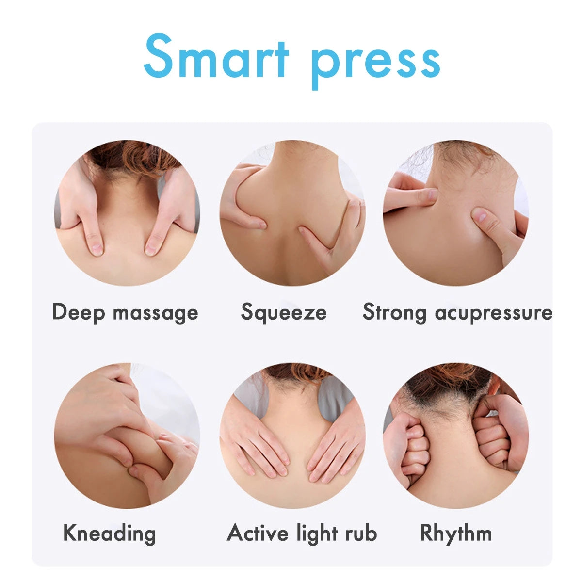 TEQ Neck Shoulder Waist Kneading Relex Massager-Saa Approved