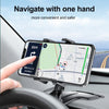 ITEQ 360°Rotation Car Mobile Phone Holder Car Sun Visor Dashboard Mobile Phone Holder