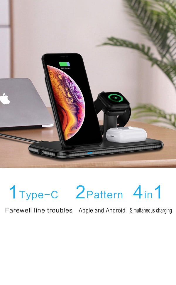 TEQ 15w Wireless 4 in 1 charger stand